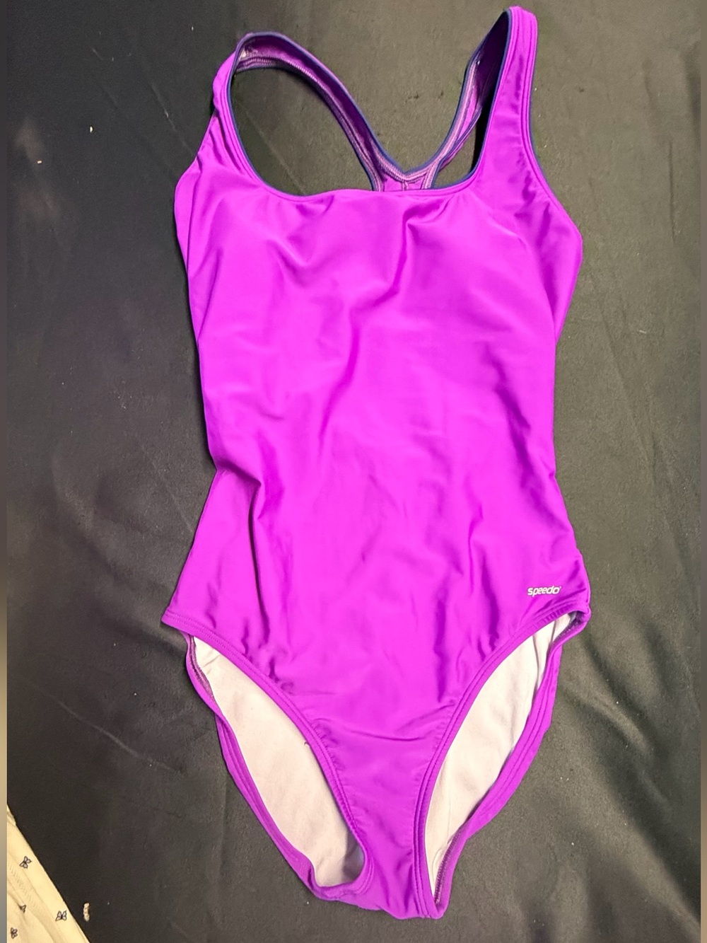 Speedo Vibrant Magenta Racerback One-Piece Swimsuit
